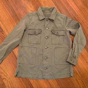 American Eagle Utility Jacket XS Olive Green